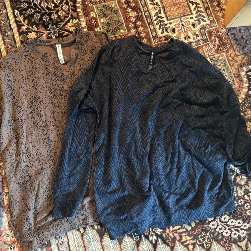 Lot of 2 Athleta Sweatshirts size M Tall